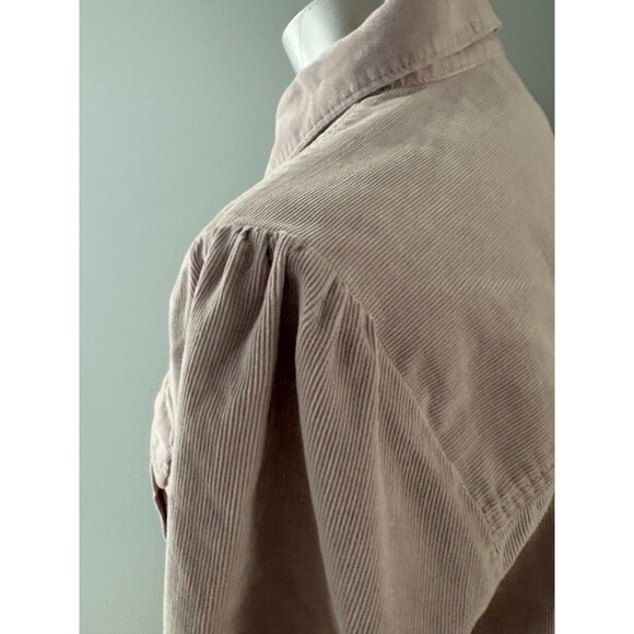 GAP Corduroy Shirt Size M Purple Orchid Utility Button Down Mini Cord - Picture 4 of 16